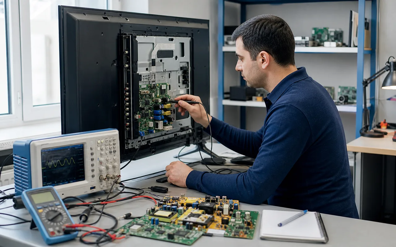 Hövsan ərazisində Televizor diaqnostikası üzrə görülmüş iş